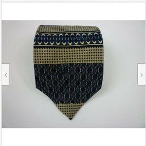 Repp Ltd. Mens Tie Extra Long 100% Silk Handmade 64" x 4" Geometric - 23289